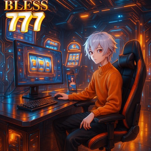 Imagem promocional da BLESS777 divulgando a plataforma e suas promoções